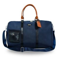 Torba podróżna weekendowa Solier FB49 Barrley granatowa. Torby podróżne Solier, bez wzorów, z materiału, na ramię, duże. Za 148.99 zł.