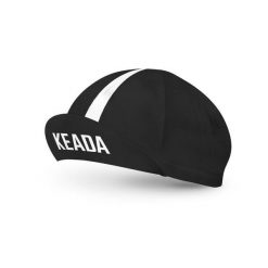Podstawowa czapka kolarska – czarna. Czarne czapki z daszkiem KEADA SPORTS, bez wzorów, sportowe. Za 129.00 zł.