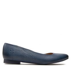 Baleriny Maciejka. Niebieskie baleriny Maciejka, bez wzorów, bez obcasa, bez zapięcia. Za 229.99 zł.