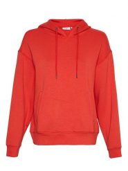 MOSS COPENHAGEN Bluza w kolorze czerwonym rozmiar: XS/S. Czerwone bluzy Moss Copenhagen, s, bez wzorów, z wiskozy, klasyczne, bez ramiączek, z kapturem. Za 122.96 zł.
