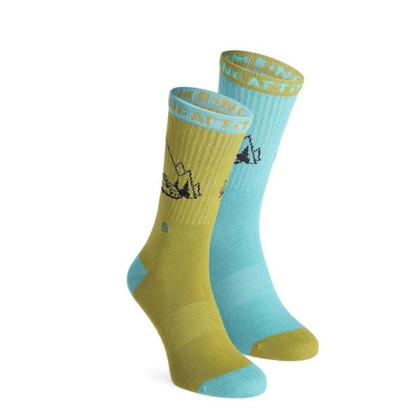 Skarpety E9 Odd Moka. Niebieskie skarpetki E9, bez wzorów. Za 50.99 zł.