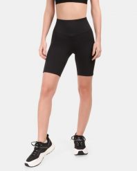 Damska krótkie legginsy Kilpi ARTEMI-W. Czarne legginsy sportowe Kilpi, bez wzorów, z meshu, do biegania. Za 215.49 zł.