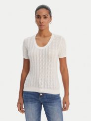 Fracomina Sweter FR26ST7031K547R9 Écru Regular Fit. Swetry Fracomina, l, bez wzorów, bez ramiączek. Za 459.99 zł.