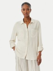 ONLY Koszula Asmin 15349102 Beżowy Regular Fit. Brązowe koszule ONLY, s, bez wzorów, z wiskozy, bez kołnierzyka, bez ramiączek. Za 189.99 zł.