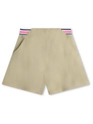 Karl Lagerfeld Kids Szorty w kolorze oliwkowo-jasnoróżowym rozmiar: 164. Brązowe szorty Karl Lagerfeld Kids, bez wzorów. Za 141.19 zł.