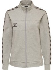 Bluza damska Hummel zip Lmove Classic. Szare bluzy Hummel, xs, bez wzorów, z dżerseju, klasyczne, bez ramiączek, bez kaptura. Za 262.35 zł.