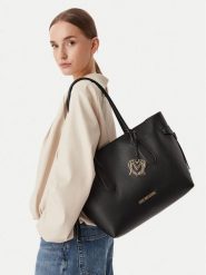 LOVE MOSCHINO Torebka JC4059PP1PLL0000 Czarny. Czarne torebki klasyczne Love Moschino, bez wzorów, ze skóry, bez dodatków. Za 1,099.00 zł.