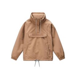 Damska kurtka wodoodporna Napapijri Rainforest. Brązowe kurtki przeciwdeszczowe Napapijri, bez wzorów, bez kaptura. W wyprzedaży za 797.00 zł.