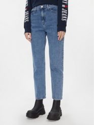 Tommy Jeans Jeansy Julie DW0DW17491 Niebieski Straight Fit. Niebieskie jeansy Tommy Jeans, bez wzorów, z bawełny. Za 249.99 zł.