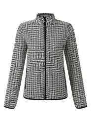 Dare 2b Bluza "Descend II" w kolorze biało-czarnym rozmiar: 38. Białe bluzy bez kaptura Dare 2b, bez wzorów, bez kaptura. Za 140.20 zł.