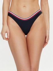 Tommy Hilfiger Dół od bikini UW0UW05293 Granatowy. Niebieskie bikini Tommy Hilfiger, bez wzorów, z syntetyku. Za 219.99 zł.