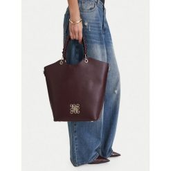 Torebka Nine West. Czerwone shopper bag Nine West, bez wzorów, bez dodatków. Za 299.99 zł.