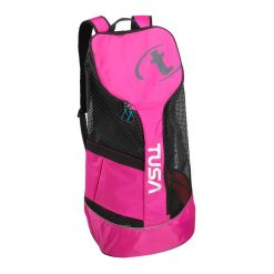 Plecak TUSA Mesh. Czarne plecaki TUSA, bez wzorów, z meshu, bez dodatków. Za 349.99 zł.