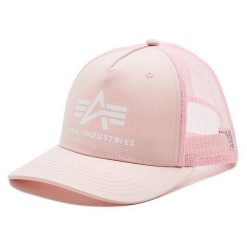 Czapka z daszkiem Alpha Industries. Czerwone czapki z daszkiem Alpha Industries, bez wzorów. Za 79.99 zł.