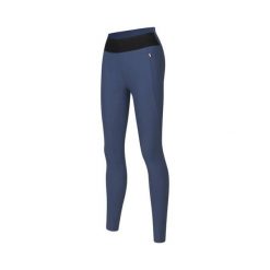 Legginsy jeździeckie dla kobiet Kingsland KLKristin. Niebieskie legginsy KINGSLAND, bez wzorów, z materiału, eleganckie, długie. Za 400.00 zł.