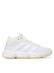 Adidas Buty halowe Court Stabil Indoor Shoes KI8043 Biały. Białe buty treningowe adidas, bez wzorów, z materiału, bez zapięcia. Za 479.99 zł.