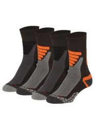 Skarpety trekkingowe Coolmax® do łydki 4 pary – Zielony. Zielone skarpetki XTREME SOCKSWEAR, bez wzorów, z bawełny. Za 173.56 zł.