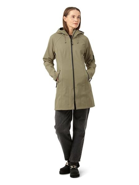 Ilse Jacobsen Płaszcz przeciwdeszczowy w kolorze khaki rozmiar: 42. Brązowe kurtki przeciwdeszczowe Ilse Jacobsen, bez wzorów, sportowe, bez kaptura. Za 330.20 zł.