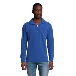 Bluza Polarowa Unisex Dla Dorosłych Ness Half Zip. Niebieskie bluzy z kapturem SOL'S, na zimę, m, bez wzorów, z materiału, bez kaptura. Za 114.99 zł.