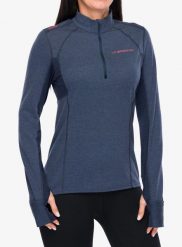 Bluza do biegania damska La Sportiva Swift Long Sleeve. Niebieskie bluzy La Sportiva, s, bez wzorów, z materiału, bez kaptura, do biegania. Za 362.99 zł.