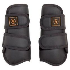 Buty dla koni BR Equitation Pro Max. Szare buty treningowe BR, bez wzorów, z materiału, bez zapięcia, do jazdy konnej. Za 236.70 zł.