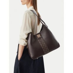 Torebka Nine West. Brązowe torebki klasyczne Nine West, bez wzorów, klasyczne, bez dodatków. Za 349.99 zł.