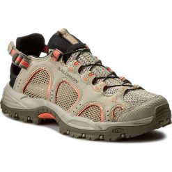 Trekkingi SALOMON - Techamphibian 3 W 393462 20 M0 Vintage Kaki/Bungee Cord/Living Coral. Buty trekkingowe marki Salomon. W wyprzedaży za 289.00 zł.