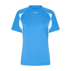 Oakley Koszulka Tech Mock Foa500573-600. Niebieskie t-shirty sportowe Oakley, m, bez wzorów, ze skóry, bez ramiączek, na golfa. Za 137.99 zł.