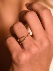 OR ÉCLAT Złoty pierścionek "Neptune" rozmiar: 56. Żółte pierścionki Or Éclat, złote. Za 699.51 zł.