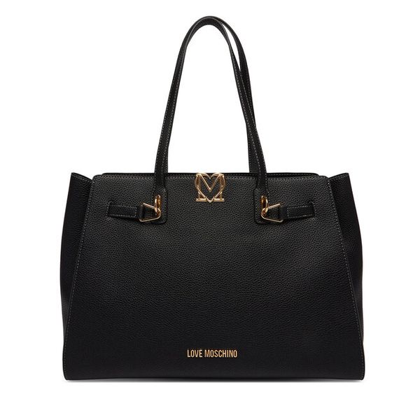Torebka LOVE MOSCHINO. Czarne shopper bag Love Moschino, bez wzorów, bez dodatków. Za 1,099.00 zł.