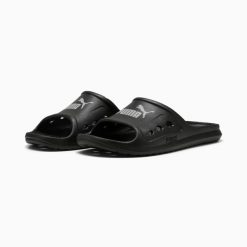 Klapki unisex Puma DIVECAT DRY czarne 40485401 r 37. Czarne klapki Puma, bez wzorów, klasyczne, bez obcasa, bez zapięcia. Za 179.00 zł.