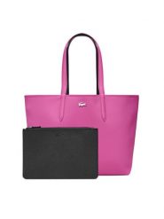 Lacoste Torebka NF2142AA Czarny. Czarne torebki klasyczne Lacoste, bez wzorów, ze skóry, bez dodatków. Za 459.99 zł.