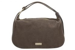 Elegancka torebka zamszowa na ramię - Beżowa ciemna. Brązowe torebki klasyczne Barberinis, bez wzorów, ze skóry, eleganckie, do ręki, małe, matowe, bez dodatków. Za 212.99 zł.