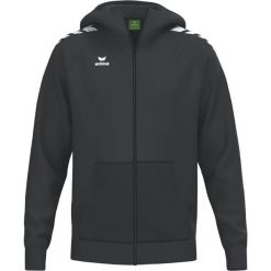 Kurtka z kapturem Erima Cmpt Wings Black Junior. Czarne kurtki Erima, bez wzorów, z materiału, sportowe, z kapturem. Za 329.99 zł.