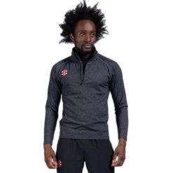 Polar Gray-Nicolls Velocity. Czarne bluzy z polaru GRAY-NICOLLS, bez wzorów, z polaru, na fitness i siłownię. Za 334.00 zł.