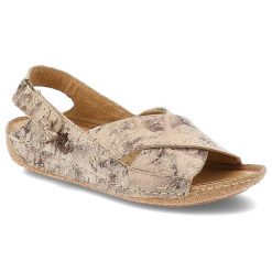 Beżowe Sandały Maciejka Wygodne Obuwie Damskie. Brązowe sandały Maciejka, bez wzorów, boho, bez obcasa, bez zapięcia. Za 269.00 zł.