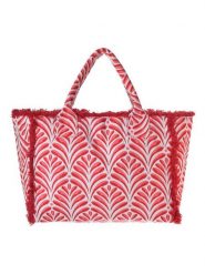 BLE Shopper bag w kolorze czerwonym - 42 x 40 x 20 cm rozmiar: onesize. Czerwone shopper bag BLE, bez wzorów, z materiału, na ramię, bez dodatków. Za 54.95 zł.