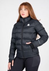 Rachel Puffer Kurtka - Czarny. Czarne kurtki GORILLA WEAR, xs, bez wzorów, z nylonu, bez kaptura. Za 458.00 zł.