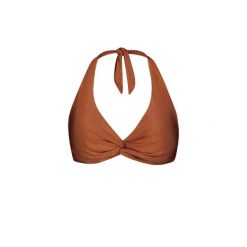 Kostium kąpielowy top z krzyżowym wiązaniem dla kobiet Barts Isla. Brązowe bikini Barts, bez wzorów, eleganckie. Za 192.00 zł.