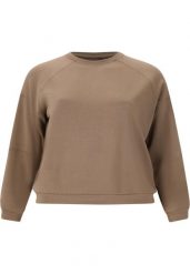 Damska bluza z okrągłym dekoltem Q Sportswear Alaia. Brązowe bluzy bez kaptura ENDURANCE Q, uniwersalny, bez wzorów, z materiału, bez kaptura, na fitness i siłownię. Za 357.50 zł.