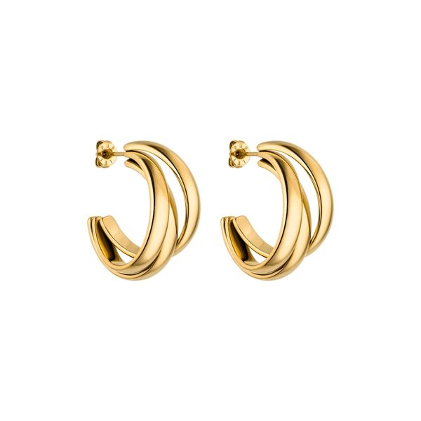 Purelei Purelei Kolczyki Cascade Kolczyki koła 1 ct Damski. Czerwone kolczyki Purelei, srebrne. Za 169.19 zł.