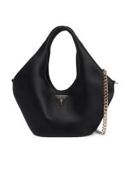 Guess Torebka Jewels Mini HWSG22 48750 Czarny. Czarne kopertówki Guess, z aplikacjami, z materiału, wizytowe, bez dodatków. Za 414.99 zł.