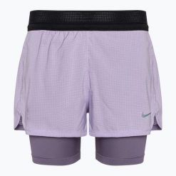 Spodenki dziecięce Nike Dri-Fit ADV. Fioletowe szorty Nike, bez wzorów, sportowe. Za 149.99 zł.