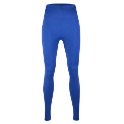 Legginsy Modelujące - Power Up! Bezszwowe. Niebieskie legginsy BESHAPED, bez wzorów, z nylonu, sportowe. Za 179.00 zł.