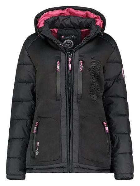 Canadian Peak Kurtka pikowana "Beachweak" w kolorze czarnym rozmiar: S. Czarne kurtki Canadian Peak, s, bez wzorów, bez kaptura. Za 275.40 zł.