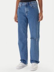 Calvin Klein Jeans Jeansy LV047E609G Granatowy Regular Fit. Niebieskie jeansy Calvin Klein Jeans, bez wzorów, z bawełny. Za 409.99 zł.