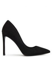 Aldo Szpilki Lala 13771040 Czarny. Czarne szpilki Aldo, bez wzorów, ze skóry, bez obcasa, na szpilce, bez zapięcia. Za 329.99 zł.