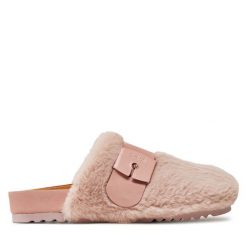 Klapki Scholl. Czerwone klapki Scholl, bez wzorów, bez obcasa, bez zapięcia. Za 319.99 zł.