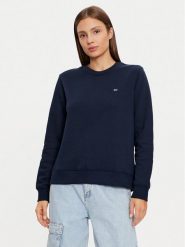 Tommy Jeans Bluza DW0DW19959 Granatowy Regular Fit. Niebieskie bluzy Tommy Jeans, xxs, bez wzorów, z bawełny, bez kaptura. Za 179.99 zł.