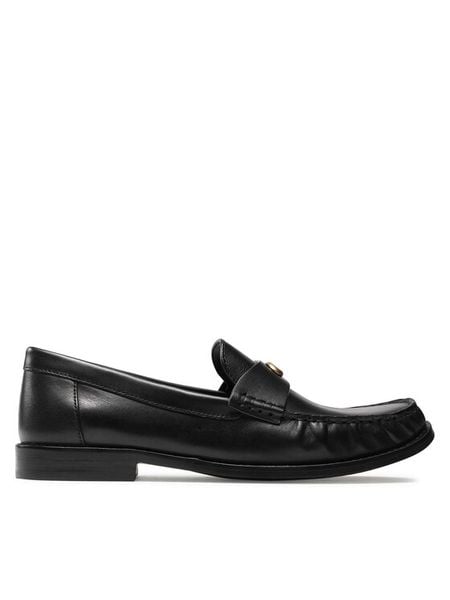 Coach Mokasyny Jolene Lthr Loafer CK017 Czarny. Czarne mokasyny Coach, bez wzorów, ze skóry. Za 489.99 zł.